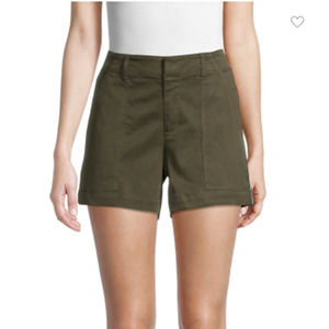 NEW Pure Navy Women's Side-Stripe Shorts Sz 4 Mid Rise SAMPLE